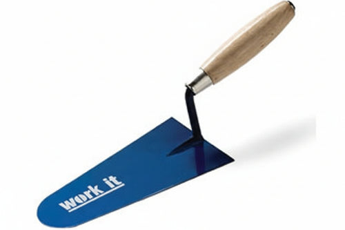 Cazzuola Work-It Punta Tonda Manico In Legno- - Mm.160 - 41221 - 6 Pezzi Ausonia