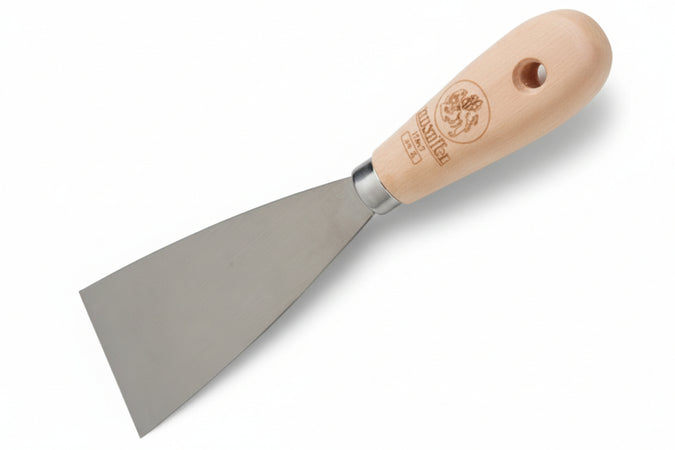 Spatole Professionali Fusion Manico In Legno Per Stucco- - Mm.40 - 53985 - 12 Pezzi Ausonia