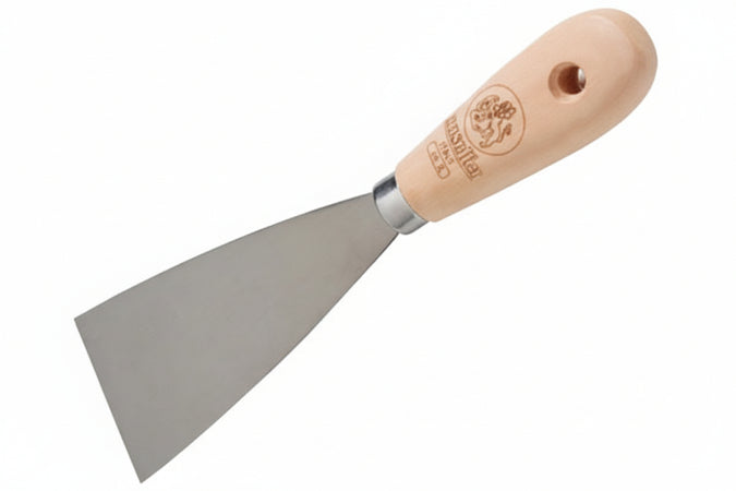 Spatole Professionali Fusion Manico In Legno Per Stucco- - Mm.50 - 53987 - 12 Pezzi Ausonia