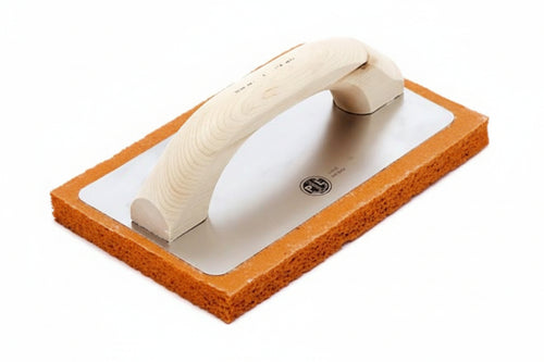 Frattone In Spugna Arancio Manico Legno Art.820 Cm.21,5X13,5 Art.820/1 Pavan