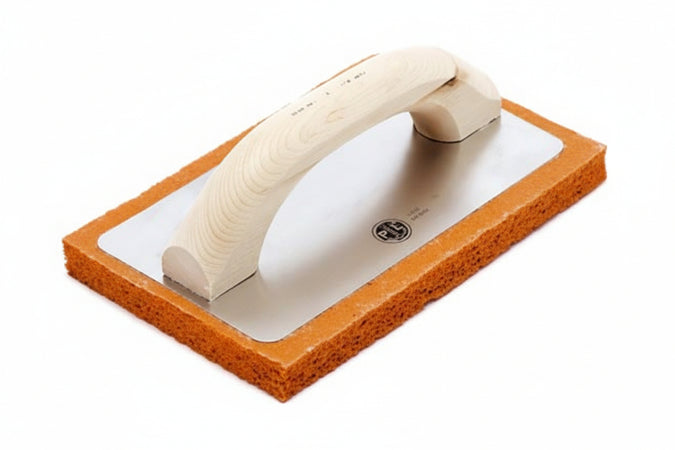 Frattone In Spugna Arancio Manico Legno Art.820 Cm.21,5X13,5 Art.820/1 Pavan