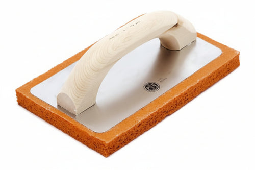 Frattone In Spugna Arancio Manico Legno Art.820 Cm.24X10 Art.820/2 Pavan