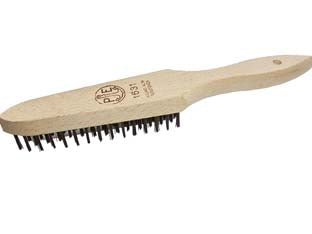 Spazzola Acciaio Con Manico Dritto Art.1631- - 5 Ranghi - 4 Pezzi Pavan