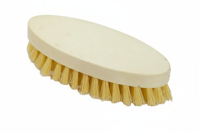Spazzola Bruschino Ovale Sintetico- - Mm.150X60X45H. - 6 Pezzi