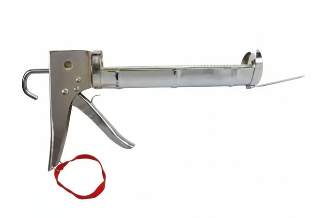 Pistola Per Silicone Professionale Cromata - 3 Pezzi Alte