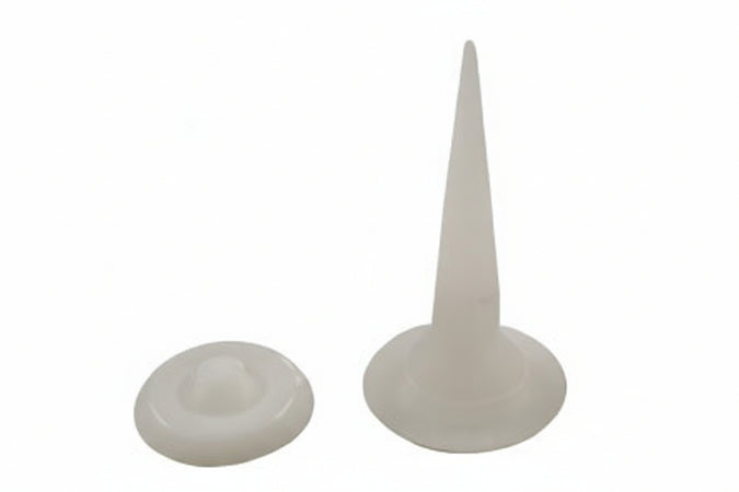 Beccuccio Ricambio Per Pistola Silicone In Alluminio - 10 Pezzi Alte