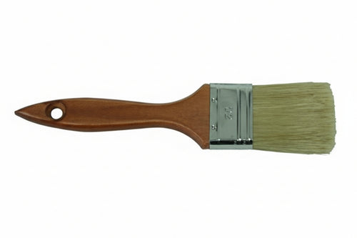 Pennellesse Setola Bionda Manico Legno- - Mm.60X14X59 - 12 Pezzi Feudo