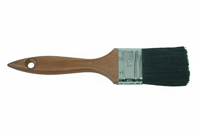 Pennellesse Setola Nera Manico Legno- - Mm.20X12X43 - 12 Pezzi Feudo