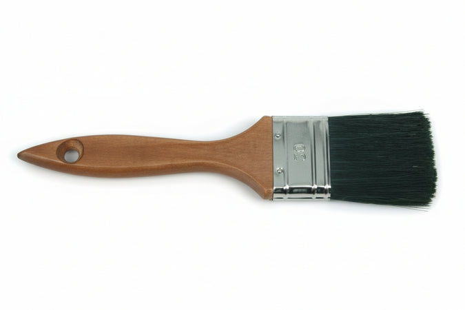 Pennellesse Setola Nera Manico Legno- - Mm.50X13X57 - 12 Pezzi Feudo