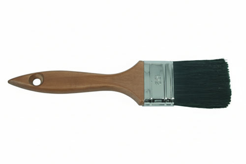 Pennellesse Setola Nera Manico Legno- - Mm.70X14X59 - 12 Pezzi Feudo