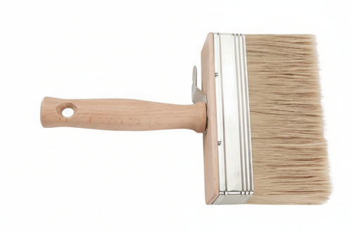 Plafoncino Setola Bionda Manico Legno- - Mm.140X40 - 12 Pezzi Feudo