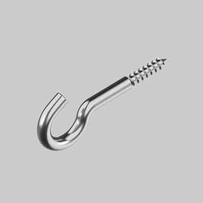 Occhiolo Aperto A Vite Inox 4X40 Mm - 50 Pezzi