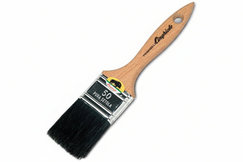 Pennellessa Setola Nera Serie 543- - Mm.20 - 12 Pezzi Cinghiale