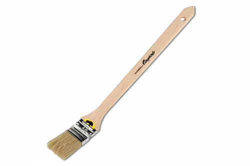 Pennello Radiatore Setola Bionda Serie 593- - Mm.40 - Manico In Plastica Simil-Legno - 12 Pezzi Cinghiale