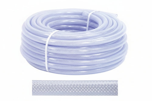 Tubo Livella Cristallo Retinato- - Ø Mm.10/16 Rotolo Mt.50 - 50 Mt