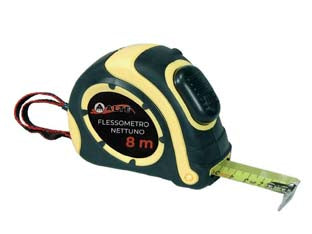 Flessometro Nettuno- - Mt.8 Nastro Mm.25H. - 6 Blister Alte