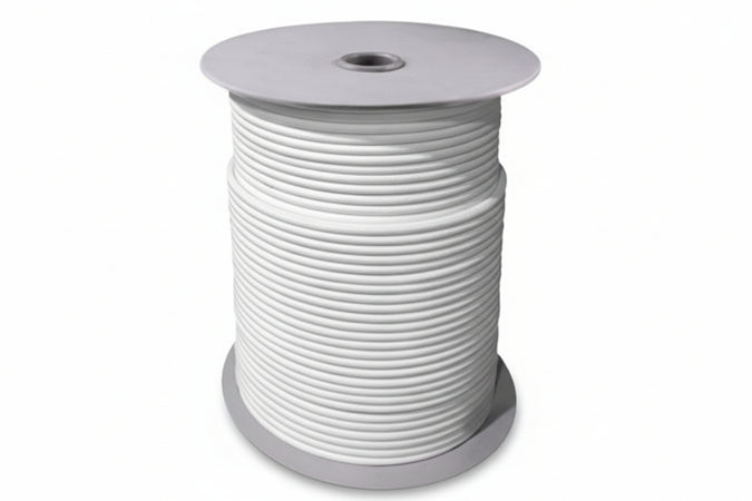 Corda Elastica Bianca- - Ø Mm.8 - 100 Mt