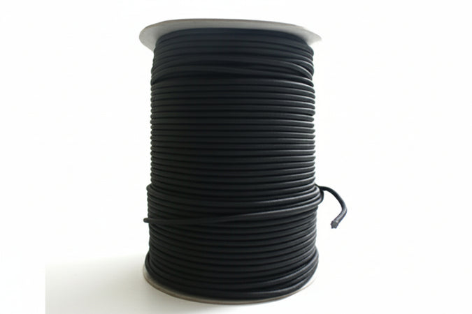 Corda Elastica Nera Ø 4 Mm. X 200 Mt. Alte