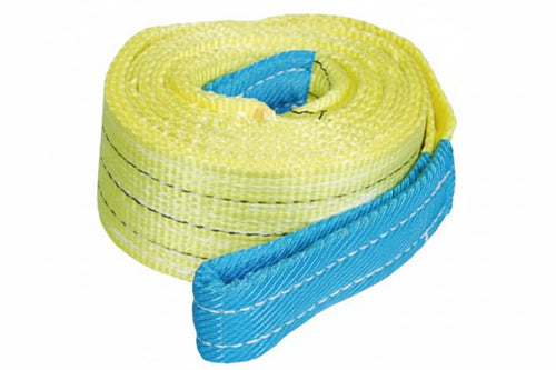 Cinghie Di Sollevamento Con Fascia A Doppio Strato Mm.90 Mt.3 X Mm.90H. Portata Kg.3000 Colore Giallo Robur