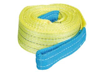 Cinghie Di Sollevamento Con Fascia A Doppio Strato Mm.90 Mt.6 X Mm.90H. Portata Kg.3000 Colore Giallo Robur