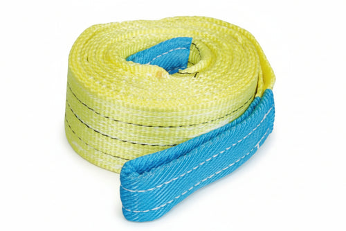 Cinghie Di Sollevamento Con Fascia A Doppio Strato Mm.90 Mt.6 X Mm.90H. Portata Kg.3000 Colore Giallo Robur