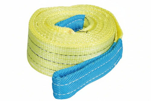 Cinghie Di Sollevamento Con Fascia A Doppio Strato Mm.90 Mt.5 X Mm.90H. Portata Kg.3000 Colore Giallo Robur