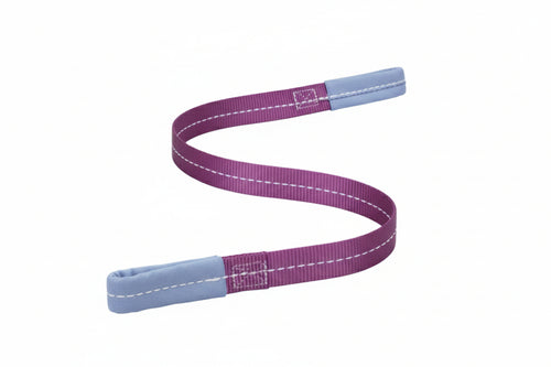 Cinghia Di Sollevamento Con Fascia A Doppio Strato Mm.50 Mt.3 X Mm.50H. Portata Kg.1000 Colore Viola Excel