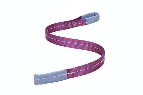 Cinghia Di Sollevamento Con Fascia A Doppio Strato Mm.50 Mt.4 X Mm.50H. Portata Kg.1000 Colore Viola Excel