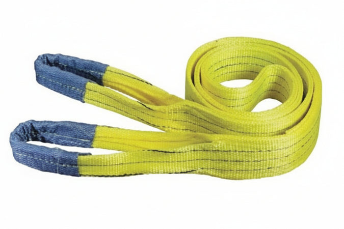 Cinghia Di Sollevamento Con Fascia A Doppio Strato Mm.100 Mt.2 X Mm100H. Portata Kg.3000 Colore Giallo Excel