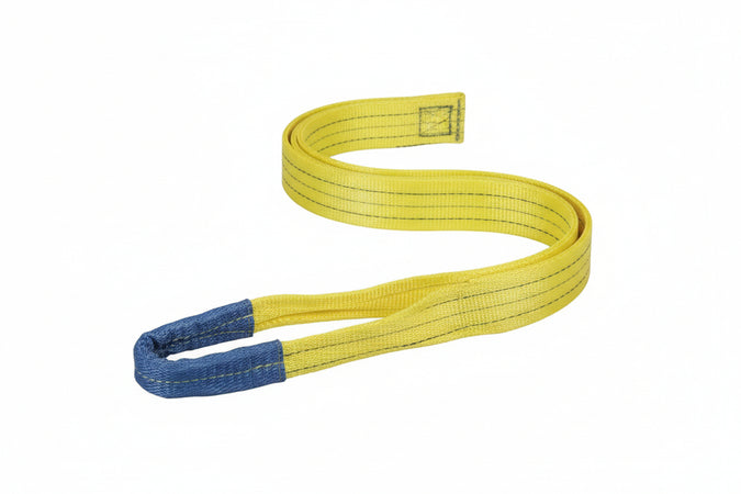 Cinghia Di Sollevamento Con Fascia A Doppio Strato Mm.100 Mt.5 X Mm100H. Portata Kg.3000 Colore Giallo Excel