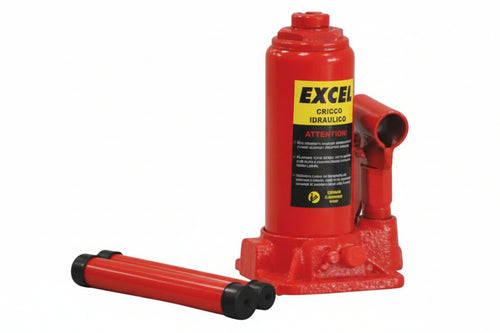 Cricco Idraulico A Bottiglia Kg.3.000 Mm.180/350H. Peso Kg.3 Excel