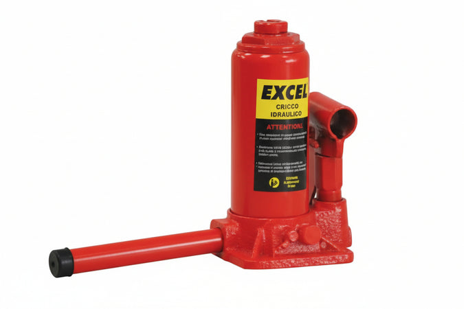 Cricco Idraulico A Bottiglia Kg.5.000 Mm.200/405H. Peso Kg.4,4 Excel