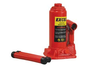 Cricco Idraulico A Bottiglia Kg.8.000 Mm.200/405H. Peso Kg.5,5 Excel