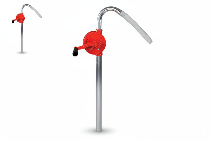 Pompa Manuale Rotativa Alluminio Per Travaso Carburanti Alte