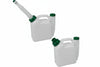 Tanica Doppia Per Benzina/Olio Lt.1 + 0,05 Lt.1 + Lt.0,05 Excel