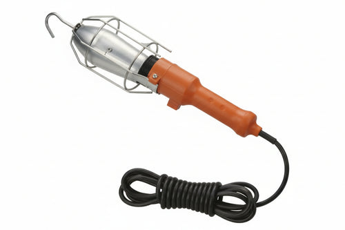 Lampada Da Meccanico In Metallo Portatile- - Mt.5 Di Cavo Bipolare 2X0,75 - 1 Blister Syntesy