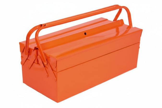 Cassetta In Metallo A 3 Scomparti Cm.40X20X16H. Alte