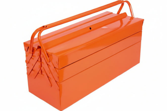 Cassetta In Metallo A 5 Scomparti Lunga Cm.53X21X21H. Alte