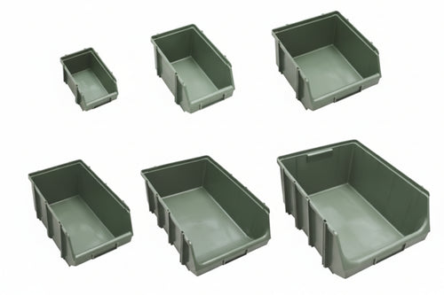 Contenitori Unionbox Ad Incastro- - A Mm.104X165X76H - 5 Pezzi Terry