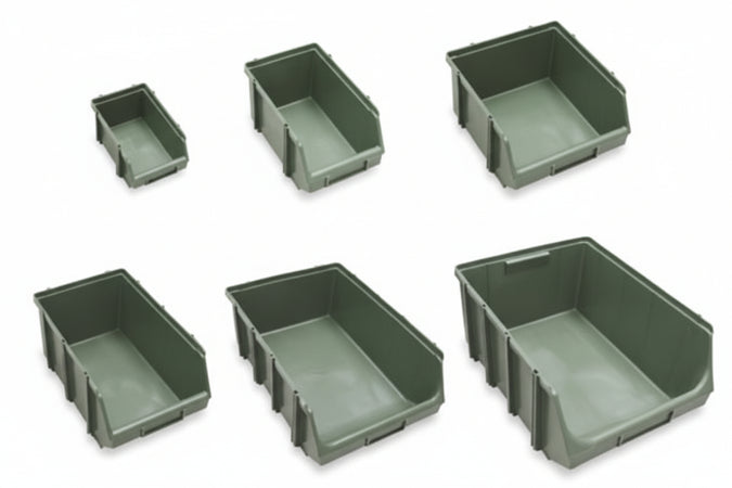 Contenitori Unionbox Ad Incastro- - E Mm.307X500X190H - 4 Pezzi Terry