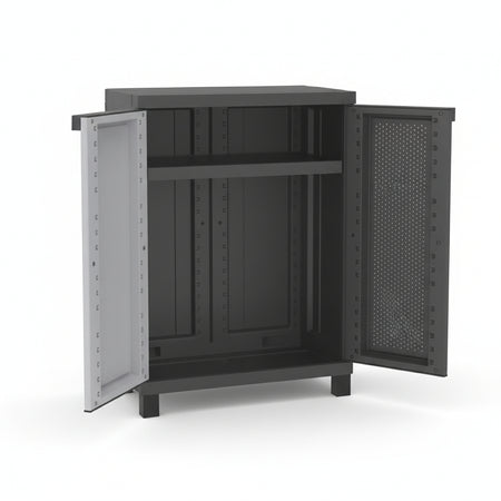 Armadio Tuttopiani Basso Serie Twist Black 680 Mm.680X390X915H. Terry