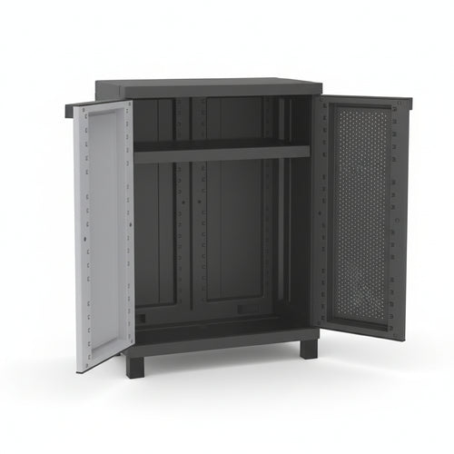 Armadio Tuttopiani Basso Serie Twist Black 680 Mm.680X390X915H. Terry