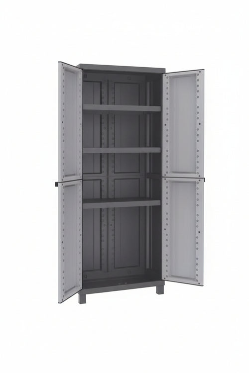 Armadio Tuttopiani Alto Serie Twist Black 2680 Mm.690X390X1700H. Terry