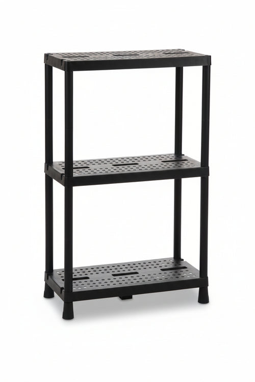 Scaffale Kit 3 Piani Nero Art.141 Cm.60X30X95H. Toomax