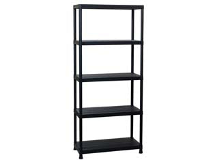 Scaffale Universal 845 Per Interni Con 5 Ripiani Nero Art.133 Cm.80X40X180H. Toomax