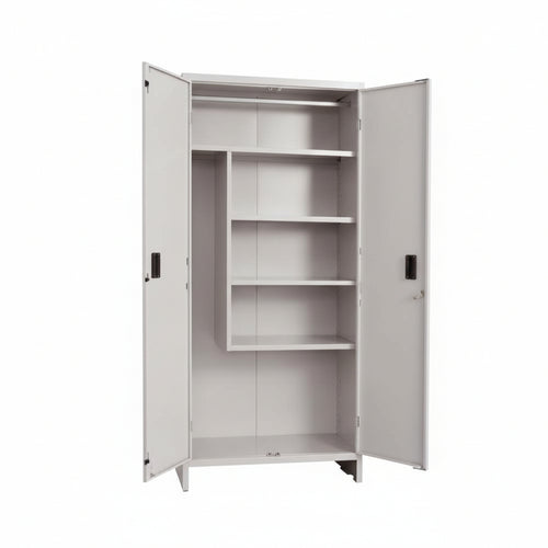 Armadio Portascope In Metallo A Due Ante Smontato Cm.60X40X180H. Prometal