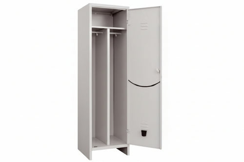 Armadio Spogliatoio Sporco/Pulito Ad Una Anta Montato Cm.50X50X180H. Prometal