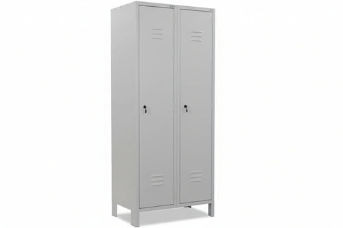 Armadio Spogliatoio Sporco/Pulito Slim A Due Ante Montato Cm.68,5X50X180H Prometal