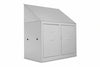 Tetto Inclinato Per Armadio Sporco/Pulito Cm.50X50 Prometal