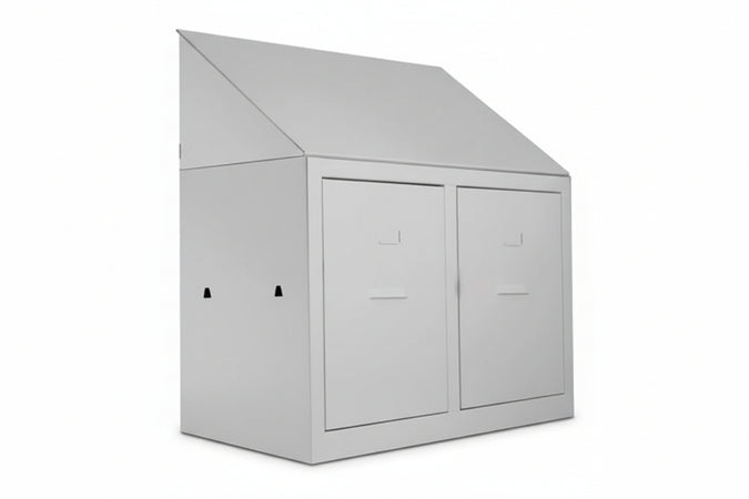 Tetto Inclinato Per Armadio Sporco/Pulito Cm.50X50 Prometal